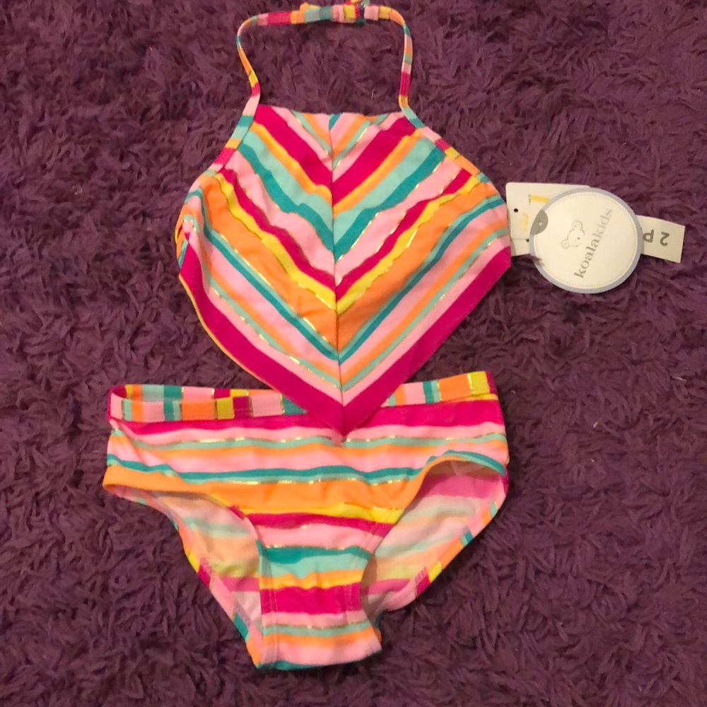 Koala kids Bikini swimsuit size 4T girls NWT